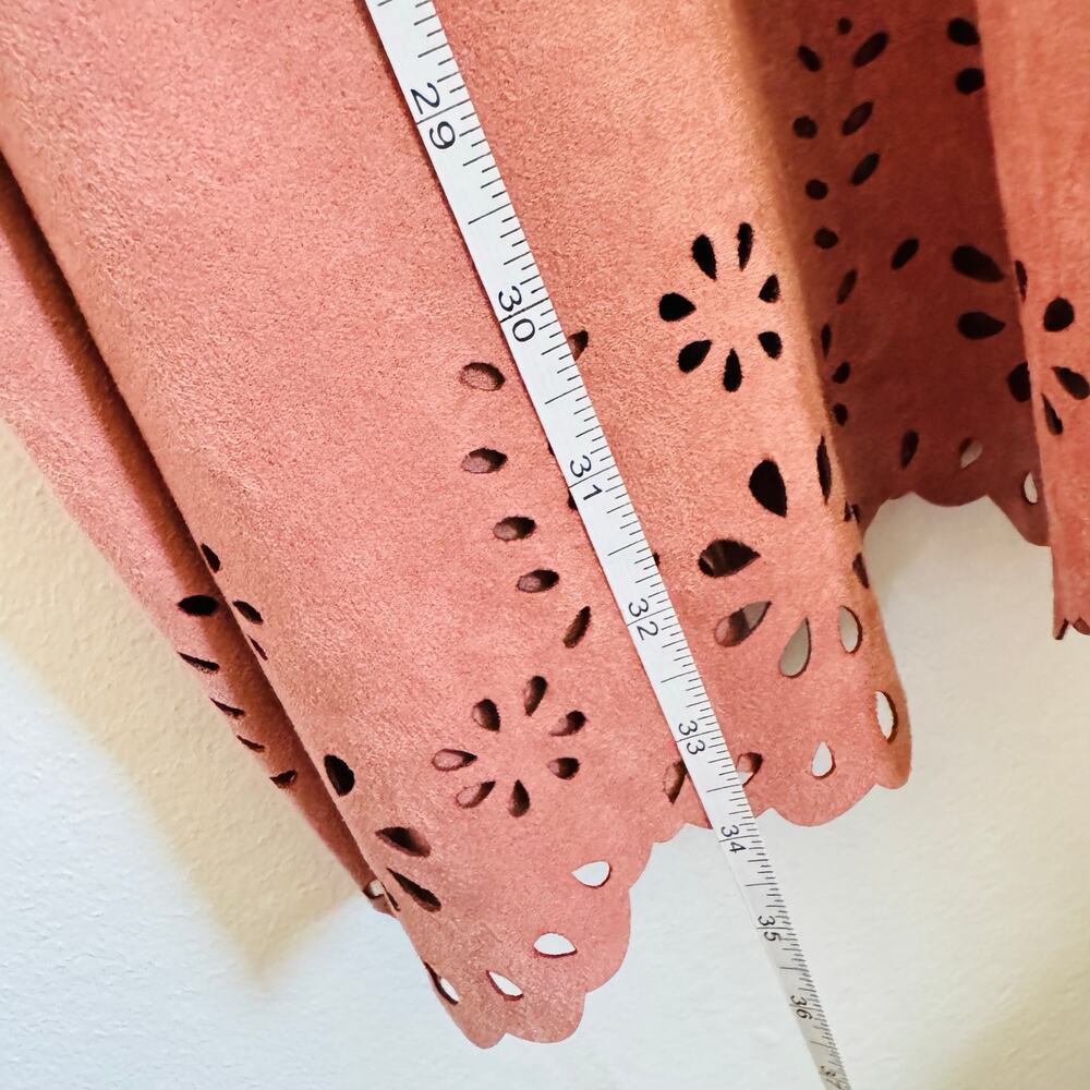 VINTAGE CRANE Y2K 90s Blush Pink Floral Tank Top Sleeveless $78 Mini Dress S - Picture 14 of 14